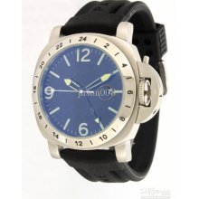 Sale.. Luxury Automatic Watch Luminor Marina Black Rubber Men's Spor