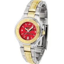 San Diego State Aztecs Ladies Stainless Steel and Gold Tone Watch