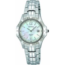 Seiko Coutura Ladies Watch Sxde19 Sapphire Crystal Bezel In Box