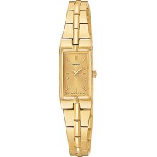 Seiko Ladies Gold-Tone Dress Watch