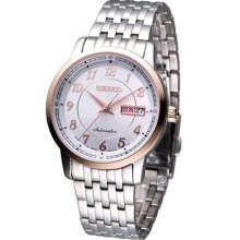 Seiko Presage Mechanical Automatic Watch White Rose Gold Srp334j1 Made In Japan