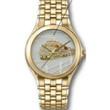 Selco Geneve Gentleman`s Gold Parma Medallion Watch