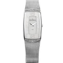 Skagen 2-hand With Glitz Steel Mesh Women's Watch 887sss