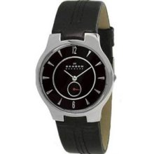 Skagen 433lslb Leather Mens Watch