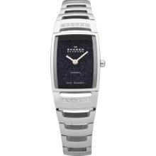 Skagen Black Label 985ssxn Ladies Blue Watch Rrp Â£255