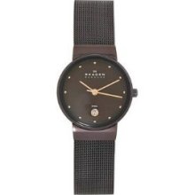 Skagen Brown Steel Mesh Watch