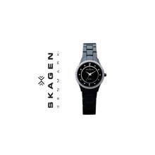 Skagen Denmark Woman Watch 347SBXBC Slimline Ceramic