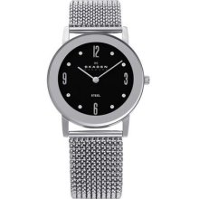 Skagen Stainless Steel Mesh Expansion Ladies Watch 39lssb1