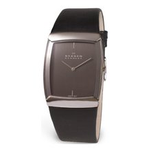 Skagen Swiss Leather Mens Watch - 584LSLM