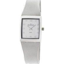 Skagen Women's 523XSSS Silver Stainless-Steel Quartz Watch with S ...