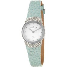 Skagen Women's Sea-blue Strap Watch (Skagen Women's White Watch)