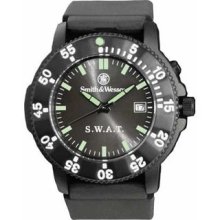 Smith & Wesson Men's Sww-045m S.w.a.t. Black Metal Strap Watch