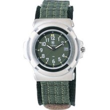 Smith & Wesson Men's Lawman Olive Drab Nylon Strap Watch New - Green - Other