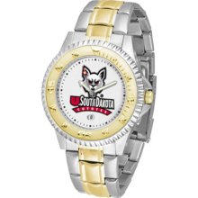 South Dakota Coyotes Mens Stainless 23Kt Watch