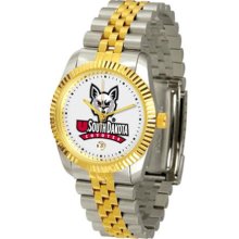 South Dakota Coyotes Mens Steel Executive Watch