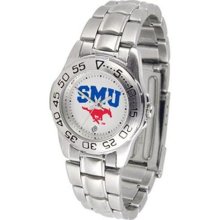 Southern Methodist Mustangs SMU NCAA Womens Steel Sports Watch ...