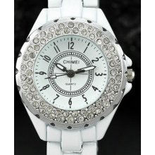 Sport Women's Girls Fashion Stainless Steel Wrist Watch Analog Japan Pc Movement