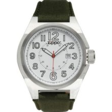 Sport Zippo Watch - White Dial 46 x 53.5 mm