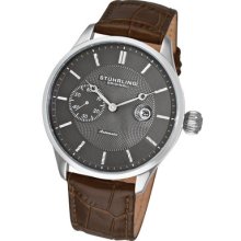 Stuhrling 148b 3315k54 Heritage Classic Auto Grey Mens Watch