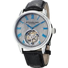 Stuhrling 536 3315x2 Mechanical Tourbillon Meteorite Le Toubillion Mens Watch