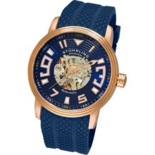 Stuhrling Original Men's Automatic Delphi Archer Rubber Strap Watch