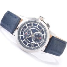 Stuhrling Original Men's Baily Automatic Leather Strap Watch