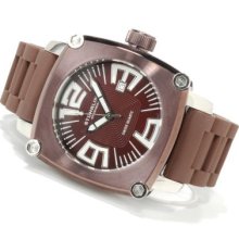 Stuhrling Original Men's Milano Piazza Rubber Strap Watch