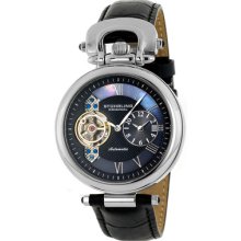 Stuhrling Original Watches Men's The Emperor Automatic Steel Case Bla