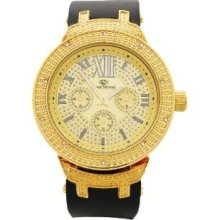 Super Techno Mens Diamond Watch (0.10 ct.tw.) - M6273