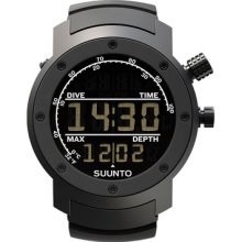 Suunto Ss014528000 Elementum Aqua Black Rubber Watch With Warranty