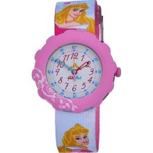 Swatch Kids' ZFLS023 Quartz White Dial Disney Theme Watch - ZFLS023