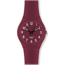 Swatch Shiny Marron Ladies Watch GR158