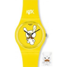 Swatch Ski Instructor Kidrobot Special Ladies Watch Gj130