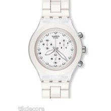 Swatch Svck4045g Full Blooded White Watch