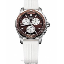 Swiss Army Ladies Alliance Sport Chrono Brown Dial with MOP 241503