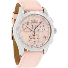 Swiss Army Ladies Chrono Classic Pink Mother of Pearl Date 241419