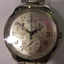 Swiss Army Victorinox Men's Watch Chrono All Stainless S Original Swiss