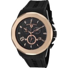 Swiss Legend Watch 10042-bb-01-rb Men's Monte Carlo Chronograph Black Textured