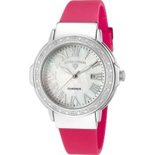 Swiss Legend Watch 20032d-02-pnk Women's South Beach White Diamond (0.096 Ctw)