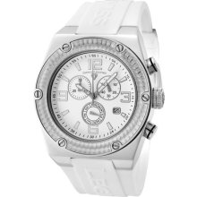 Swiss Legend Watch 30025-02-sb Men's Throttle Chronograph White Dial White