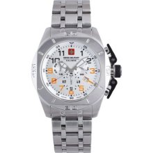 Swiss Military Defender Stainless Steel Chronograph Men's Watch 06-5D1-04-001.79