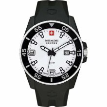 Swiss Military Hanowa Men's Ranger Black Polyurethane Swiss Quartz Watch