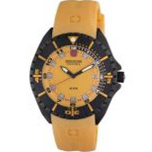 Swiss Military Men's Orange Dial Watch 06-4159-13-079