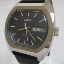 Swiss St Steel Auto Waterproof Date Doxa Watch