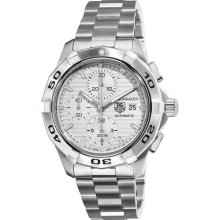 Tag Heuer Aquaracer Automatic Silver Dial Chronograph Mens Watch Cap2111.ba0833