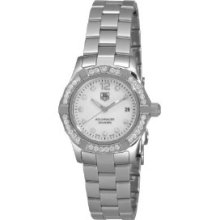 Tag Heuer Aquaracer Women's Diamonds Stainless Steel Case Watch Waf1416.ba0824