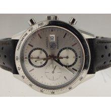 Tag Heuer Mens SS Carrera Chronograph Skeleton Back. $4200 List.