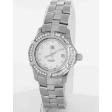 Tag Heuer Women's Exclusive Mop Diamond Dial Diamond Bezel Watch Wn131j.ba0360