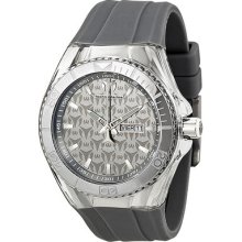 Technomarine Cruise Monogram Dial Grey Silicone Unisex Watch 113005