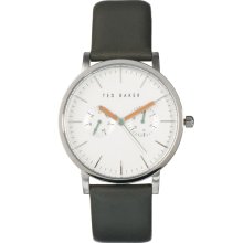 Ted Baker Leather Strap Watch TE1093 Gray